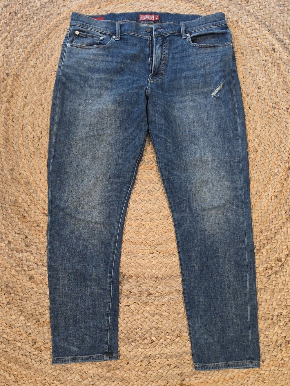 ByLucky Brand Men's Athletic Slim Straight Jeans - Faded Blue